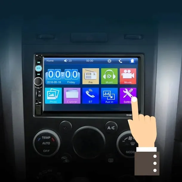 radio-samochodowe-bluetooth-2din-usb-dotyk-stan-opakowania-oryginalne-model-7010b