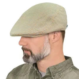 kaszkiet-meski-bawelniany-na-lato-czapka-w-krateczke-blekitny-pako-jeans