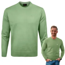 sweter-meski-klasyczny-basic-gladki-zielony-xxl-pako-jeans