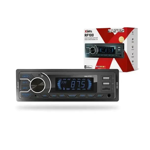 xblitz-rf100-radio-samochodowe-bluetooth-mp3-usb-aux-variocolor-pilot-stan-nowy-kod-producenta-xbl-car-rs005