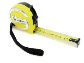 miara-zwijana-assist-5m-x-19mm-zolta-z-klipsem