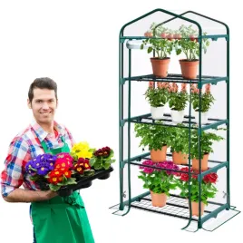 mini-szklarnia-balkonowa-ogrodowa-158cm-4-polki-foliak-warzywniak-4-polki