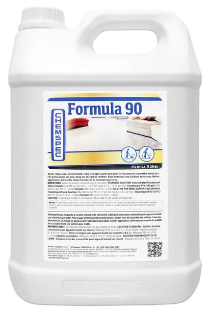 Chemspec Formula 90 Liquid 5L Ekstrakcyjne pranie czyszczenie dywanów
