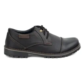 buty-meskie-skorzane-olivier-312gt-z-przeszytym-noskiem-czarne-43