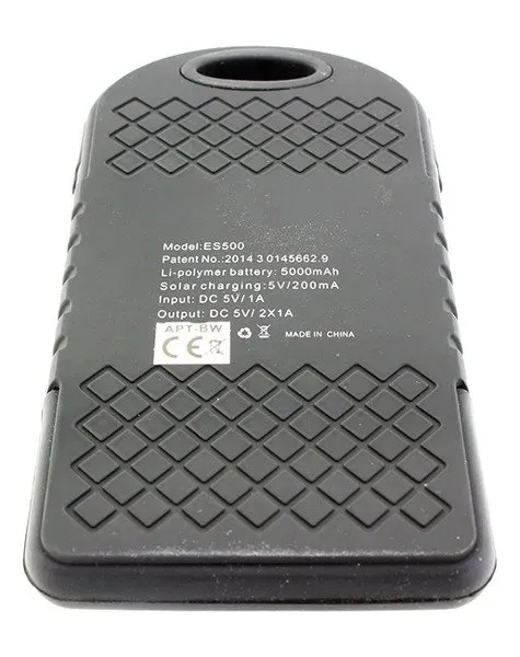 us14-ladowarka-solarna-powerbank-5000mah-glebokosc-produktu-2-cm