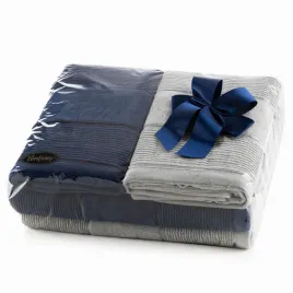 reczniki-komplet-4-czesci-eurofirany-zestaw-recznikow-emma-srebrny-granat