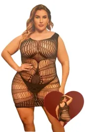 seksowna-bielizna-damska-typu-kabaretka-czarna-plus-size-walentynki