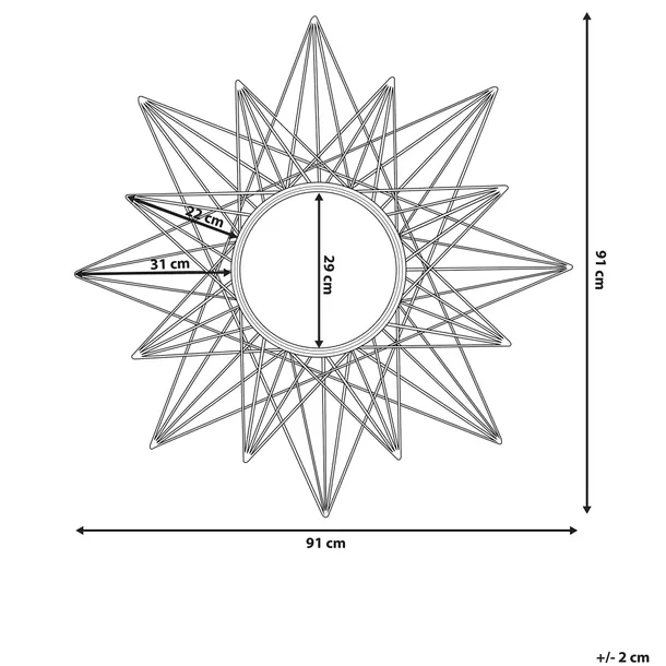 lustro-scienne-o-91-cm-zlote-panon-stan-nowy-ksztalt-kolo