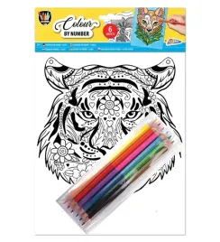 kolorowanka-kolorowanie-po-numerach-6-arkuszy-kredki-612-kol-tygrys