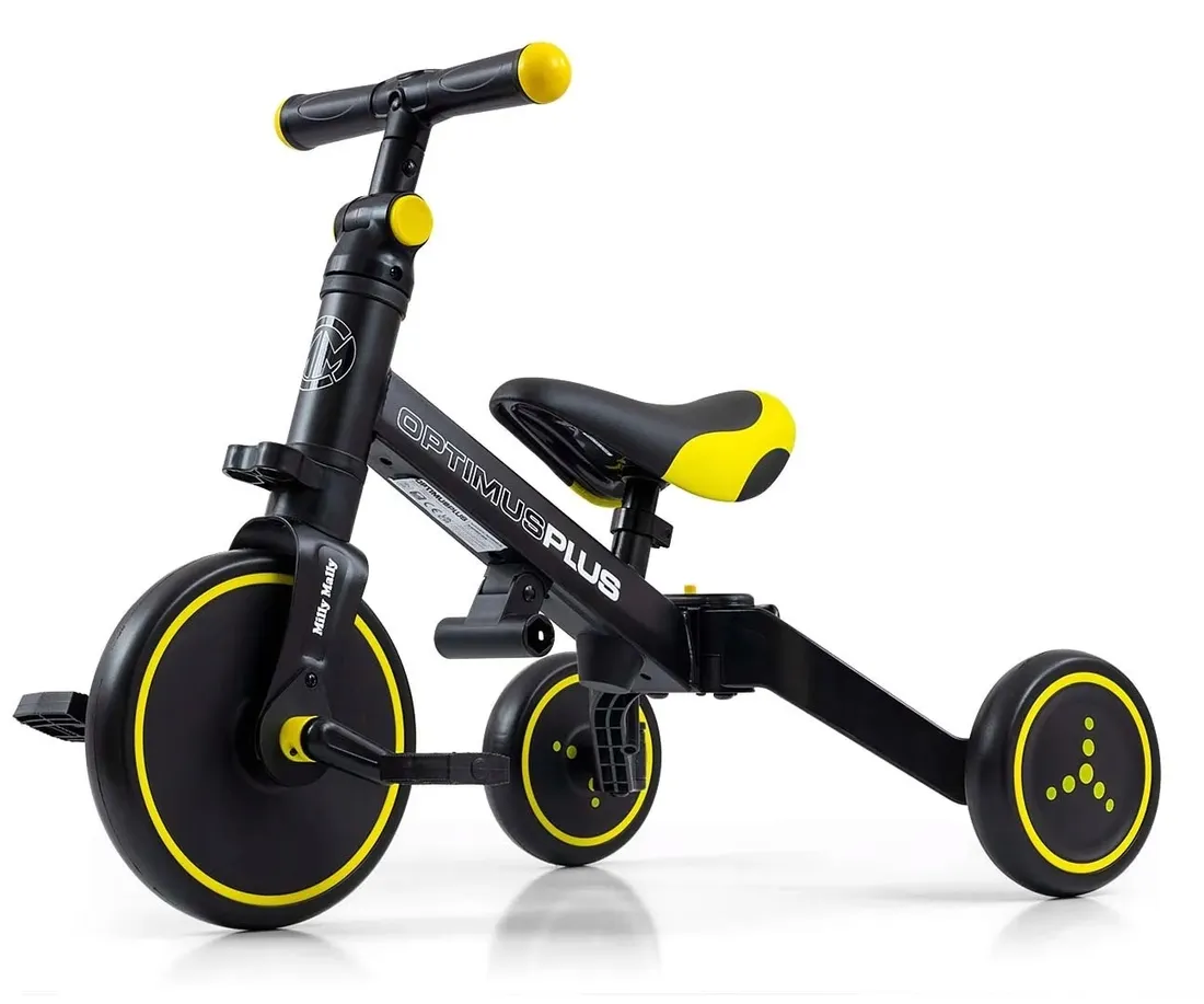 milly-mally-rowerek-4w1-optimus-plus-black-stan-nowy