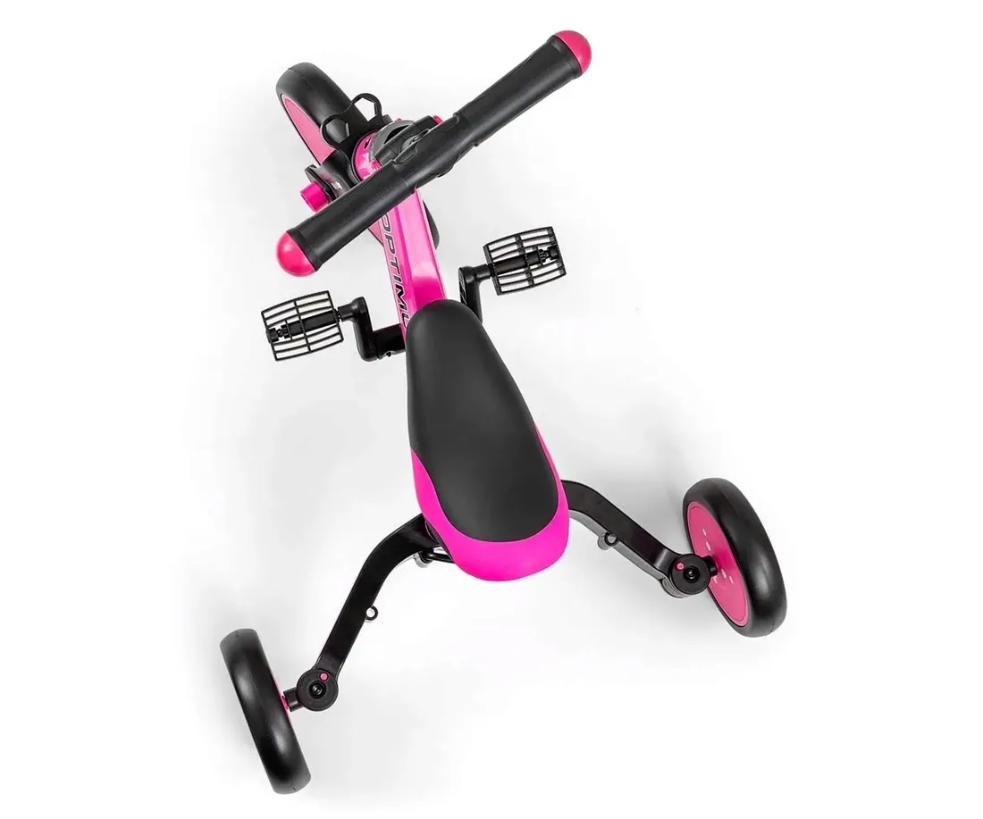milly-mally-rowerek-4w1-optimus-plus-pink-stan-nowy
