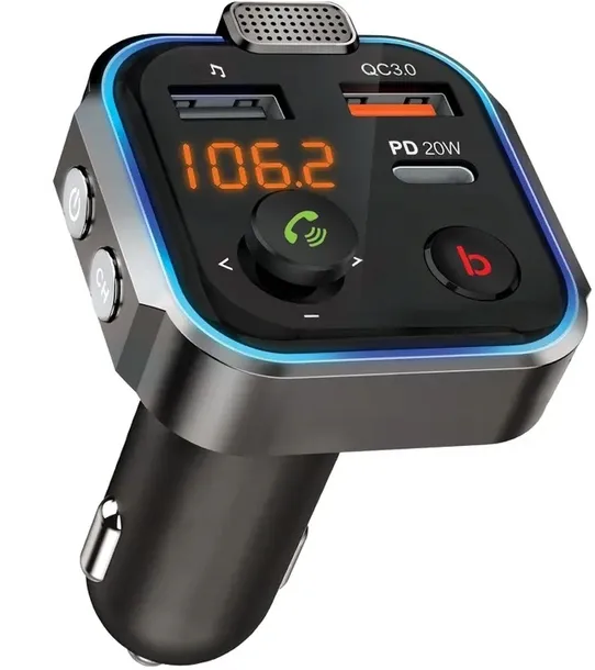 transmiter-fm-bluetooth-szybka-ladowarka-qc-usb-pd-stan-nowy-marka-nela-styl