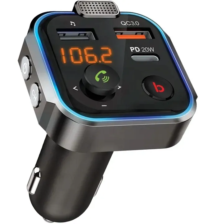 transmiter-fm-bluetooth-szybka-ladowarka-qc-usb-pd-stan-nowy