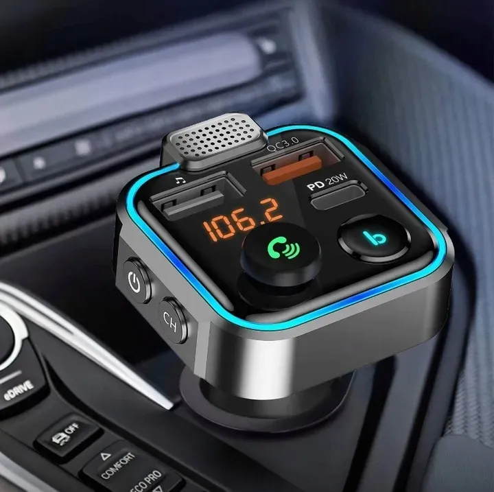 transmiter-fm-bluetooth-szybka-ladowarka-qc-usb-pd-stan-nowy