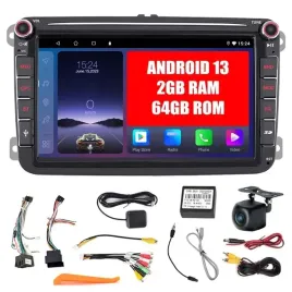 radio-android-13-skoda-octavia-2-yeti-2-rapid-carplay-android-auto-2gb-64gb