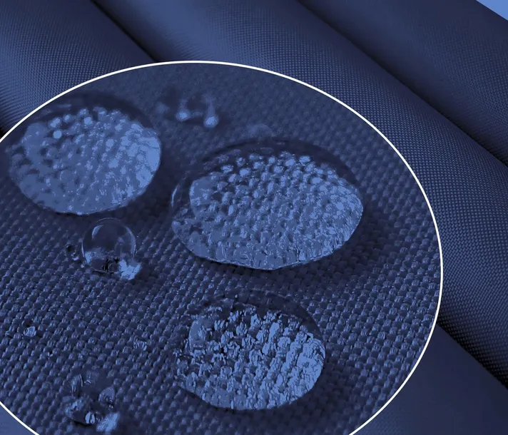 MATERIAŁ WODOODPORNY NA ZEWNĄTRZ TEFLON- GRANAT