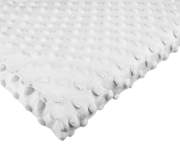 MATERIAŁ TKANINA POLAR MINKY - WZÓR KROPKI k.3033