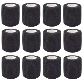 12x-bandaz-kohezyjny-elastyczny-opatrunek-samoprzylepny-5cm-x-45m-czarny