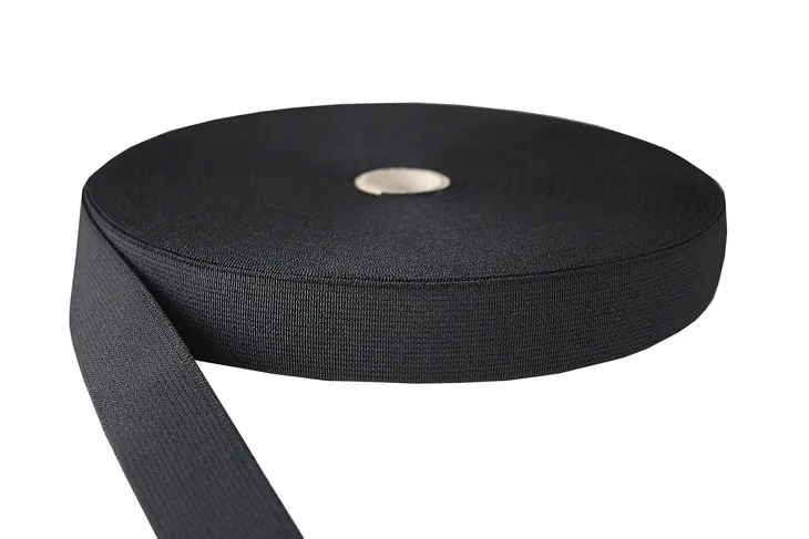 Guma dziana odzieżowa 40mm CZARNA JAKOŚĆ 25metrów