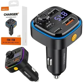 transmiter-samochodowy-fm-bluetooth-led-usb-i-usb-c-qc-3-1a-recci