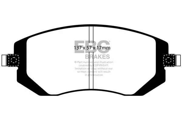 klocki-ebc-green-przod-subaru-outback-bl-br
