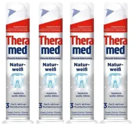 4x-pasta-do-zebow-wybielajaca-tuba-theramed-natur-weiss-100-ml