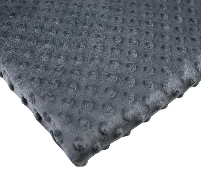 MATERIAŁ TKANINA POLAR MINKY - WZÓR KROPKI k.3002