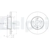 delphi-tarcze-klocki-przod-vw-t4-282mm-stan-nowy