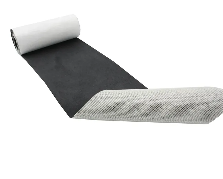 MATERIAŁ ZAMSZ FOLIA SAMOPRZYLEPNA KLEJ 10x140cm CIEMNO SZARA
