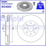 delphi-tarcze-przod-opel-adam-14-stan-nowy