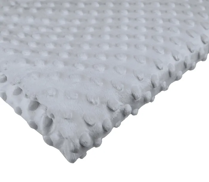 MATERIAŁ TKANINA POLAR MINKY - WZÓR KROPKI k.3003
