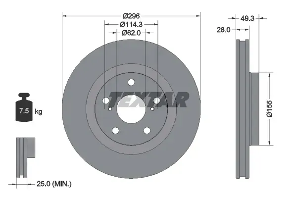tarcze-klocki-textar-p-t-lexus-es-v