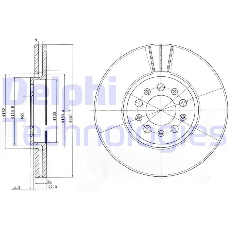 delphi-tarcze-klocki-p-t-vw-bora-288mm