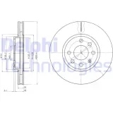 delphi-tarcze-przod-opel-corsa-c-2000-2009-260mm-stan-nowy