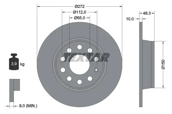 tarcze-klocki-textar-tyl-audi-a3-8v-272mm