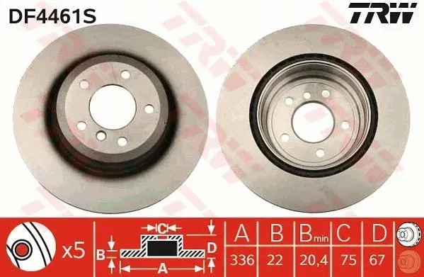 tarcze-klocki-trw-tyl-bmw-3-e90-e91-e92-336mm
