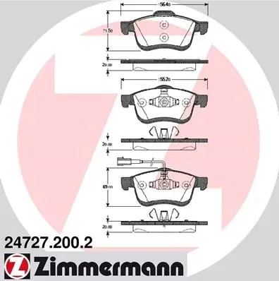 tarcze-klocki-zimmermann-przod-opel-combo-d-305mm