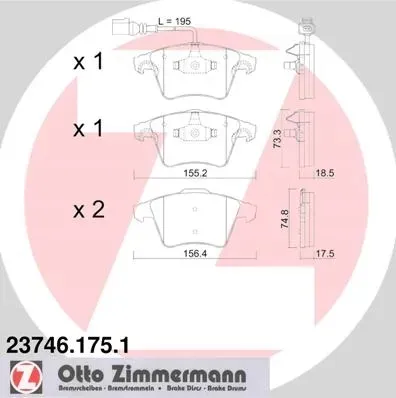 tarcze-klocki-zimmermann-przod-vw-multivan-v-333mm-strona-zabudowy-przod