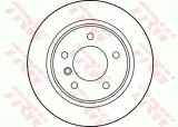 tarcze-klocki-trw-tyl-bmw-3-e36-e46-276mm-went-stan-nowy