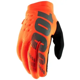 100-procent-rekawice-cross-enduro-model-brisker-softshell-kolor-pomaranczow