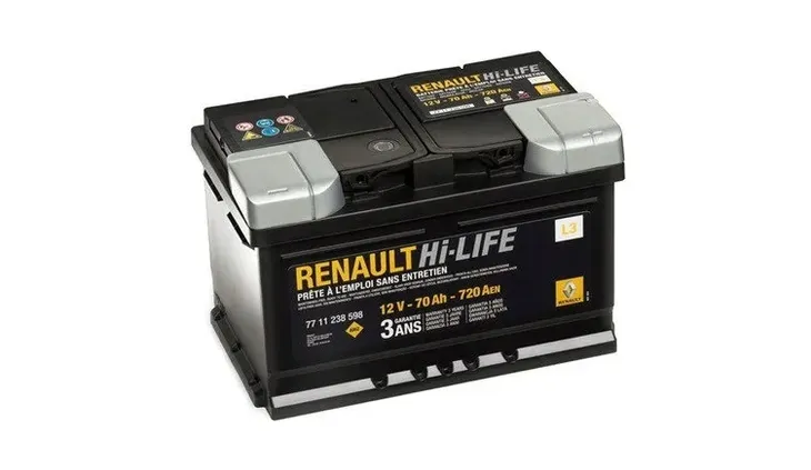 Akumulator Renault OEM 7711575175 70 A 720 Ah Start Stop oryginał