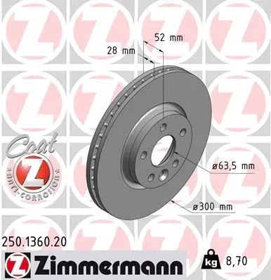 tarcze-klocki-zimmermann-przod-range-rover-evoque-stan-nowy