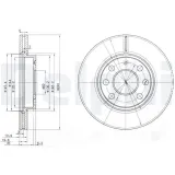 delphi-tarcza-przod-opel-corsa-b-c-240mm-stan-nowy