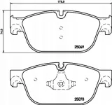 klocki-textar-przod-citroen-c6-340mm-stan-nowy