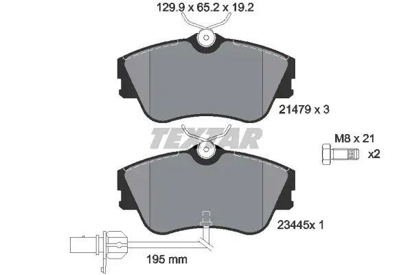 klocki-textar-przod-vw-t4-282mm