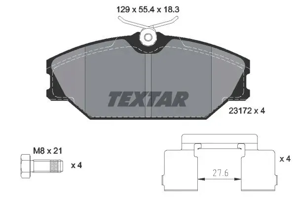 klocki-textar-przod-renault-megane-i