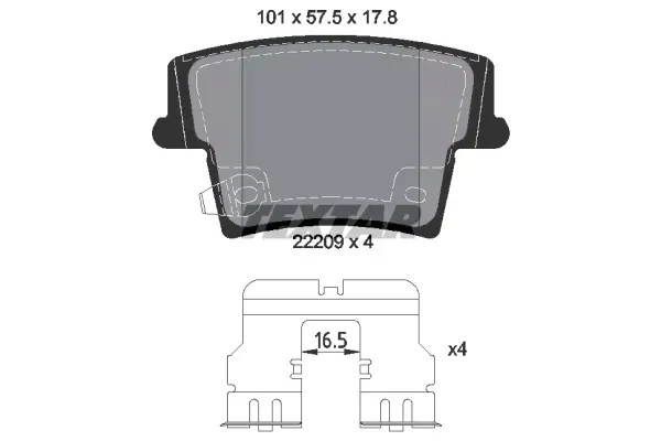 klocki-textar-tyl-chrysler-300c