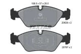 klocki-textar-przod-bmw-3-e30-stan-nowy