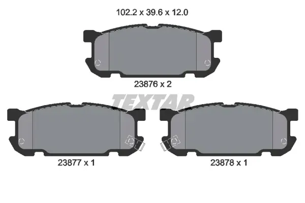 klocki-textar-tyl-mazda-mx-5-ii-276mm