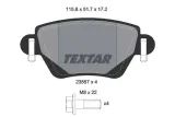 klocki-textar-tyl-ford-mondeo-mk3-2004-stan-nowy
